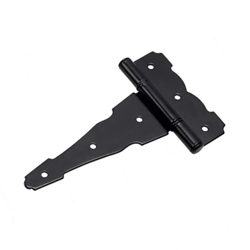 Charnières de porte de hangar noires classiques