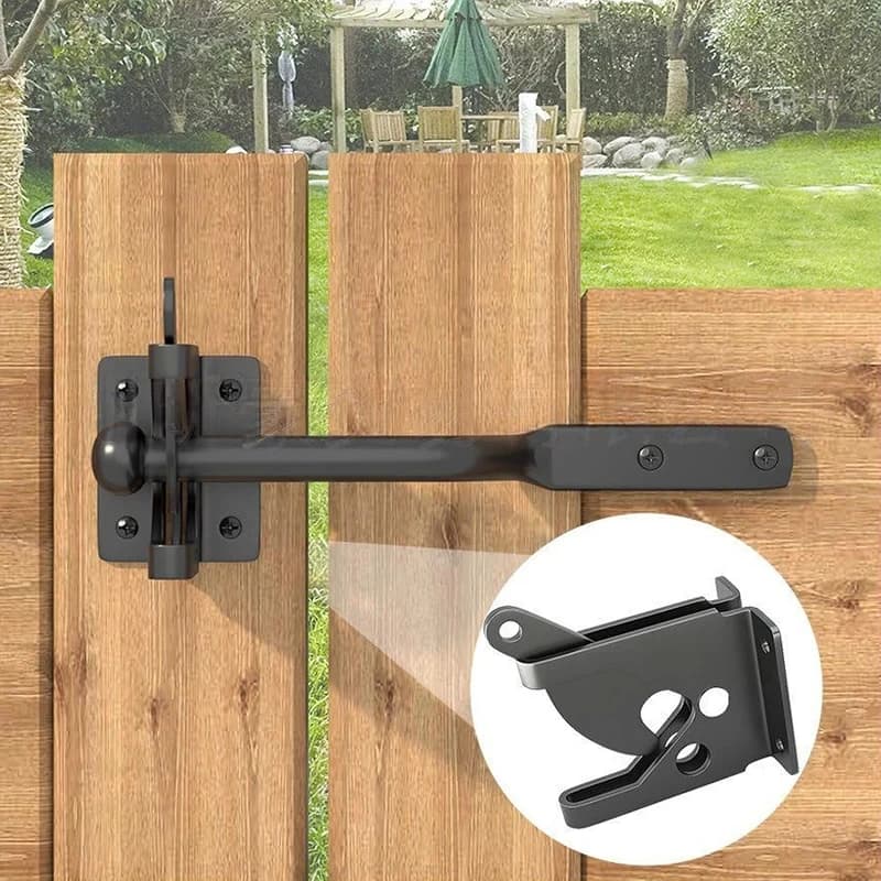 Loquet de Porte de Clôture en Acier au Carbone