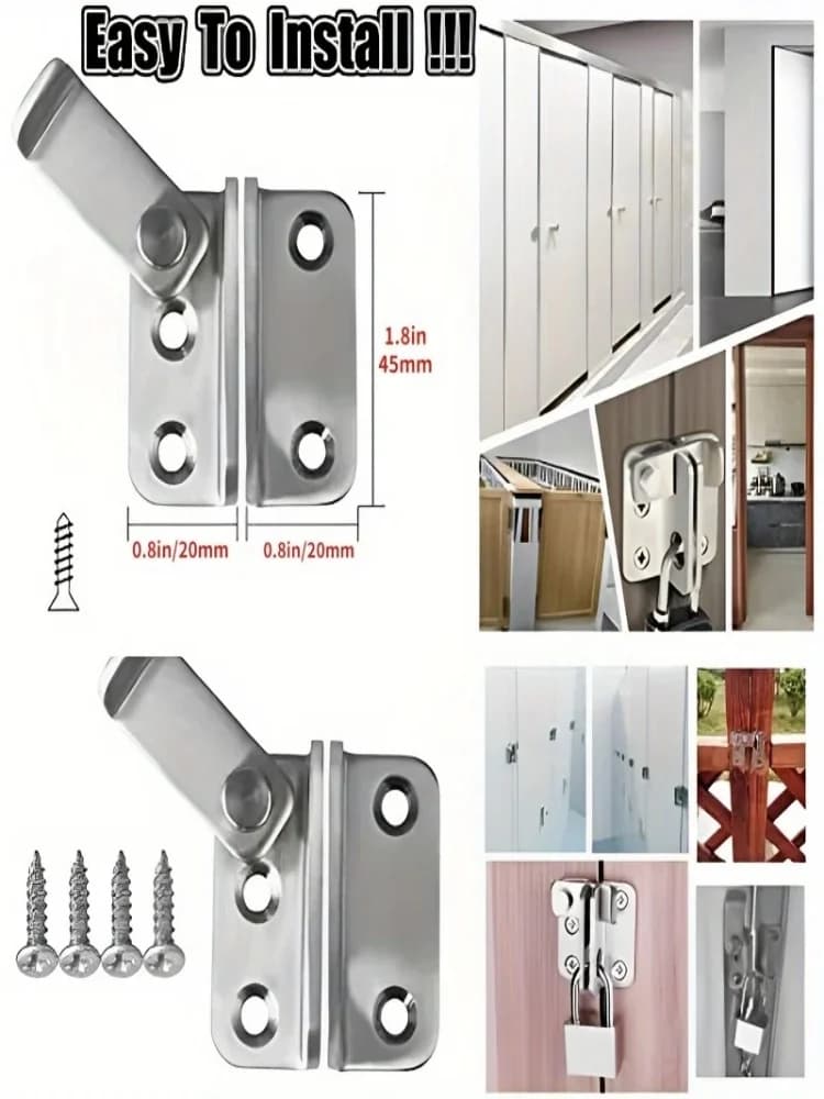 Loquet à bascule pour porte