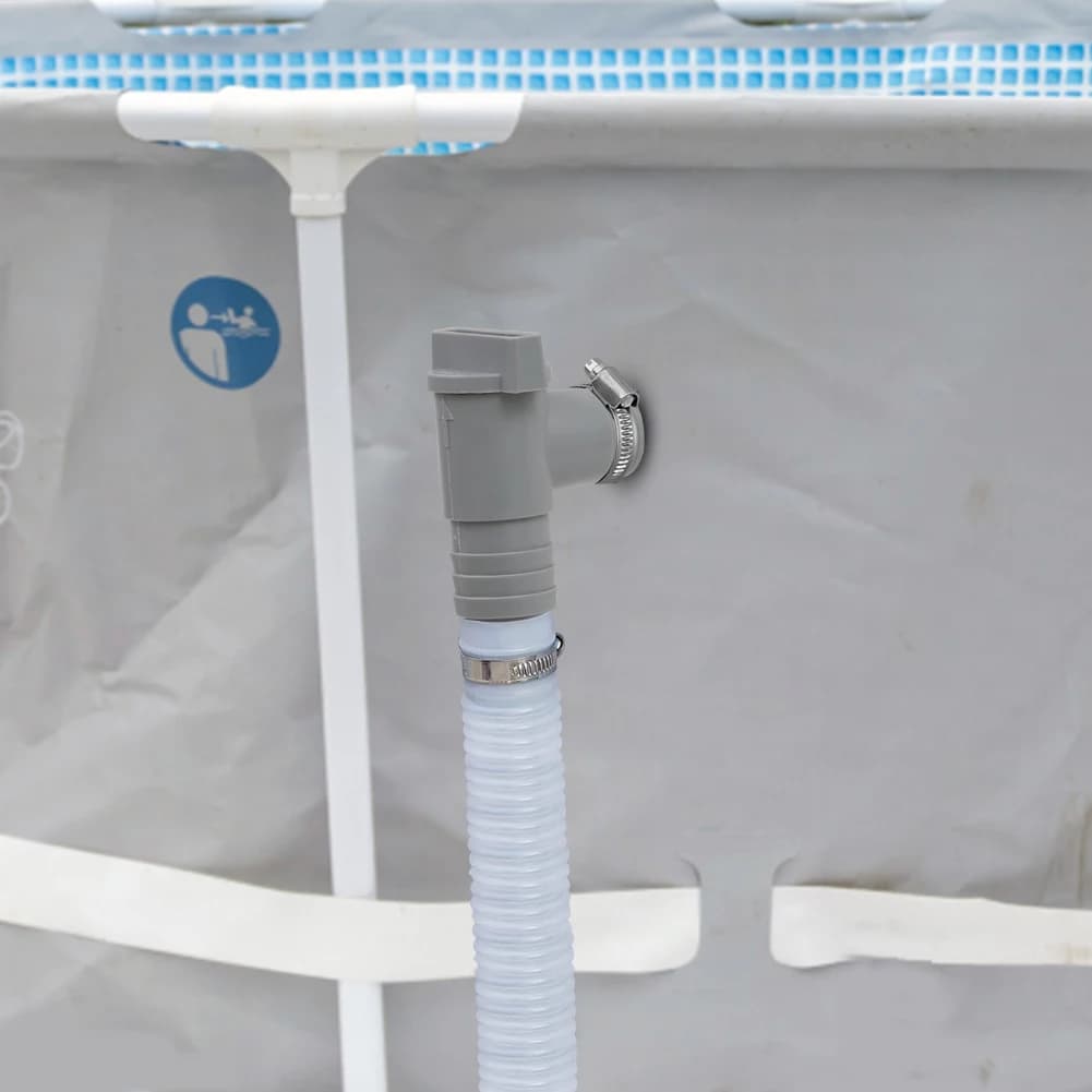 Valve à piston marche/arrêt de piscine en PVC