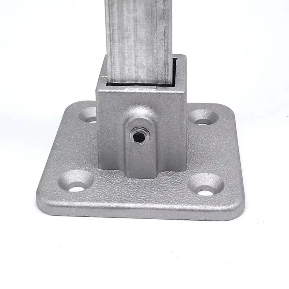 Tube carré 20x20mm, tube carré en alliage d'aluminium 30x30mm