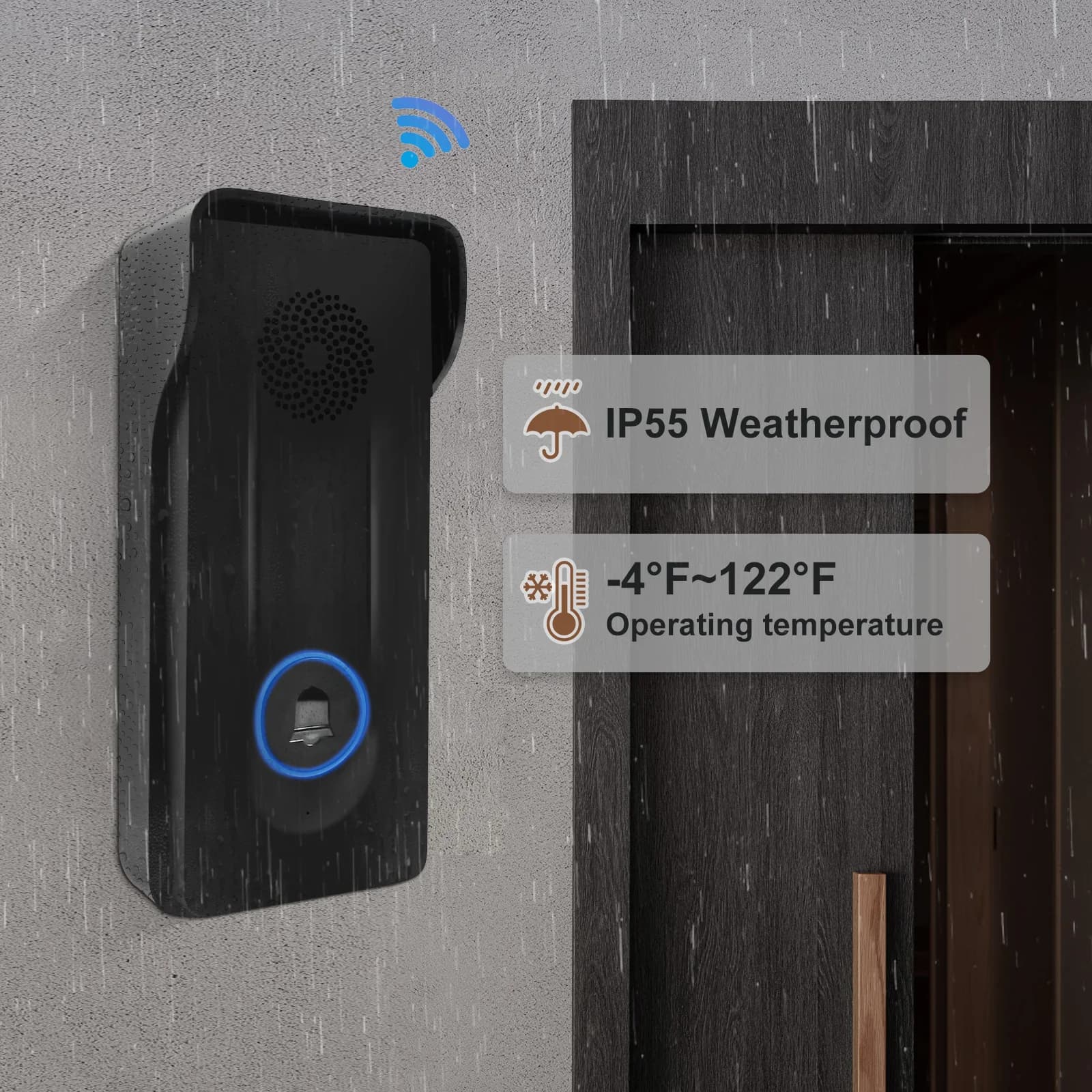 Interphone sans fil avec sonnette