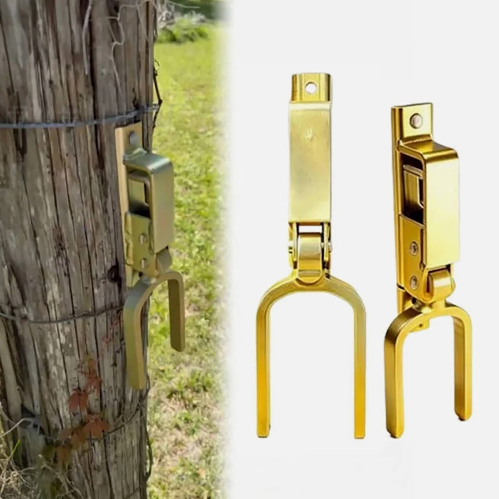 Loquet de porte en métal robuste à fermeture rapide avec ressort