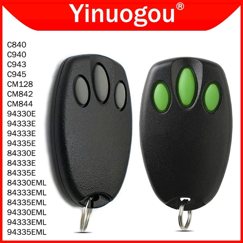 94335E 94335EML 94330E 1A5639-7 télécommande de porte MERLIN C945 C943 C940 C840 CM842 CM844 CM128 ouvre-porte de Garage 433.92MHz