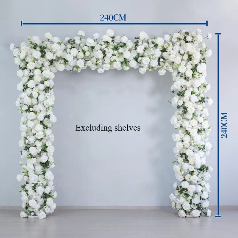 Arche florale artificielle style forêt pour la photographie de lieux de célébrités d'Internet, les séances photo, les check-in et la décoration de fond de mariage