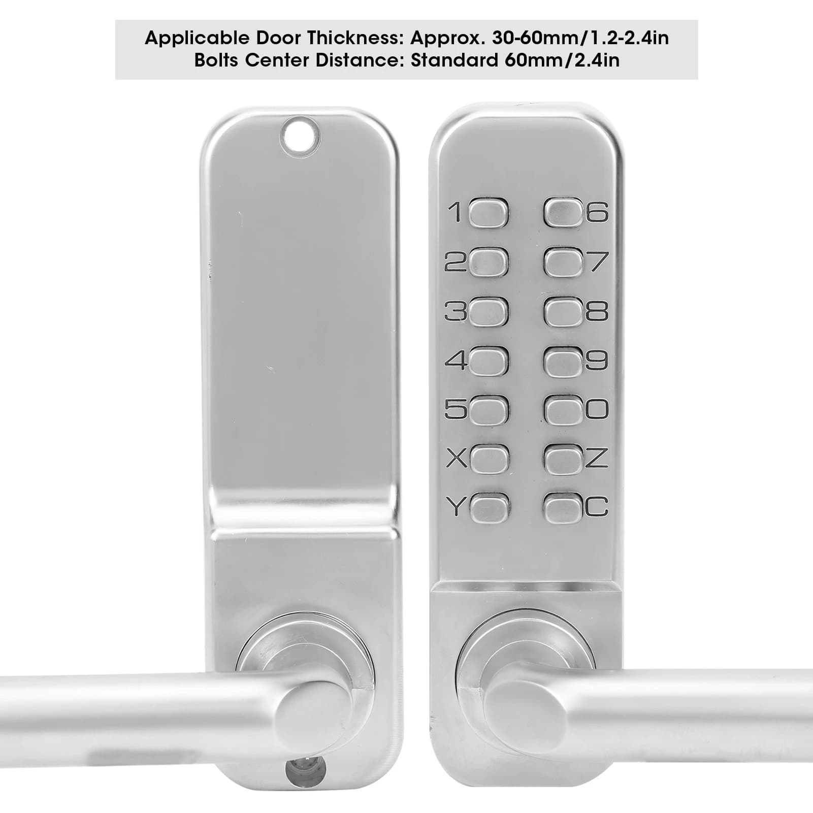 Serrure de porte de sécurité antivol