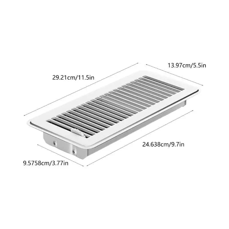 Grille ventilation décorative en Bronze 652F, pour systèmes chauffage domestique, couverture conduit universelle,