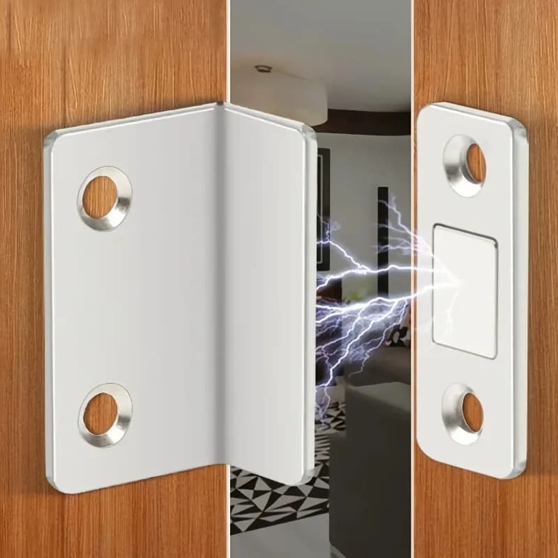 Loquet de porte magnétique – Forte adhérence invisible