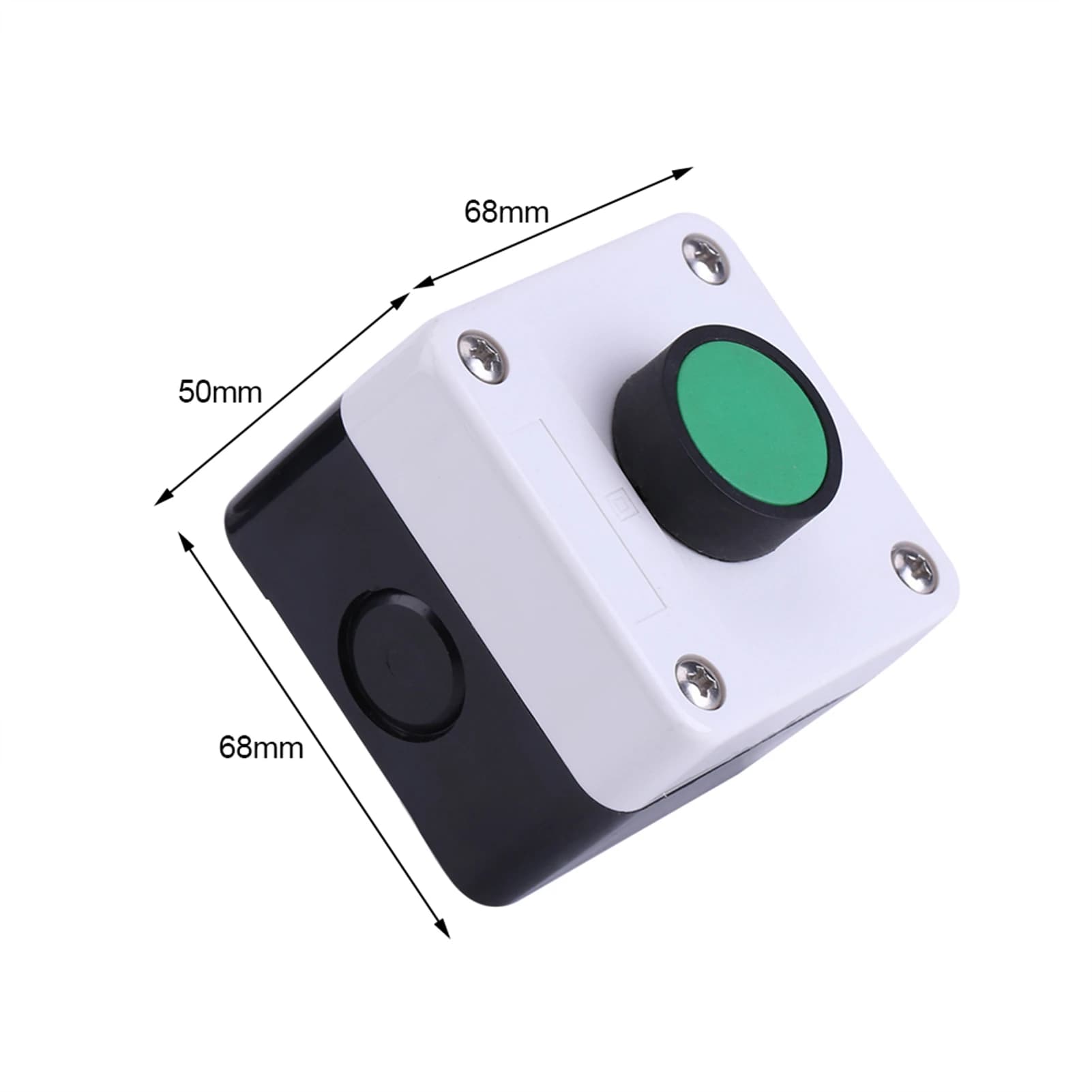Interrupteur à bouton-poussoir vert IP54, résistant aux intempéries, boîte de commande à un bouton pour ouvre-porte ABS