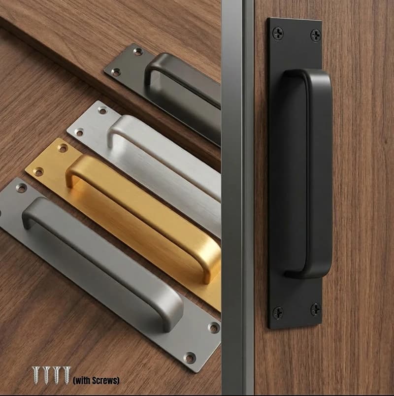 Poignée coulissante en aluminium sans perçage