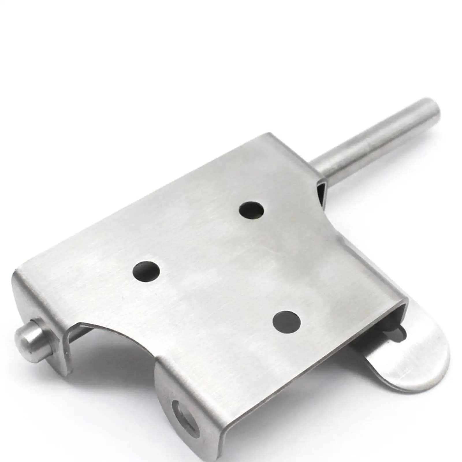 Loquet de sécurité coulissant en métal antirouille avec trou pour cadenas
