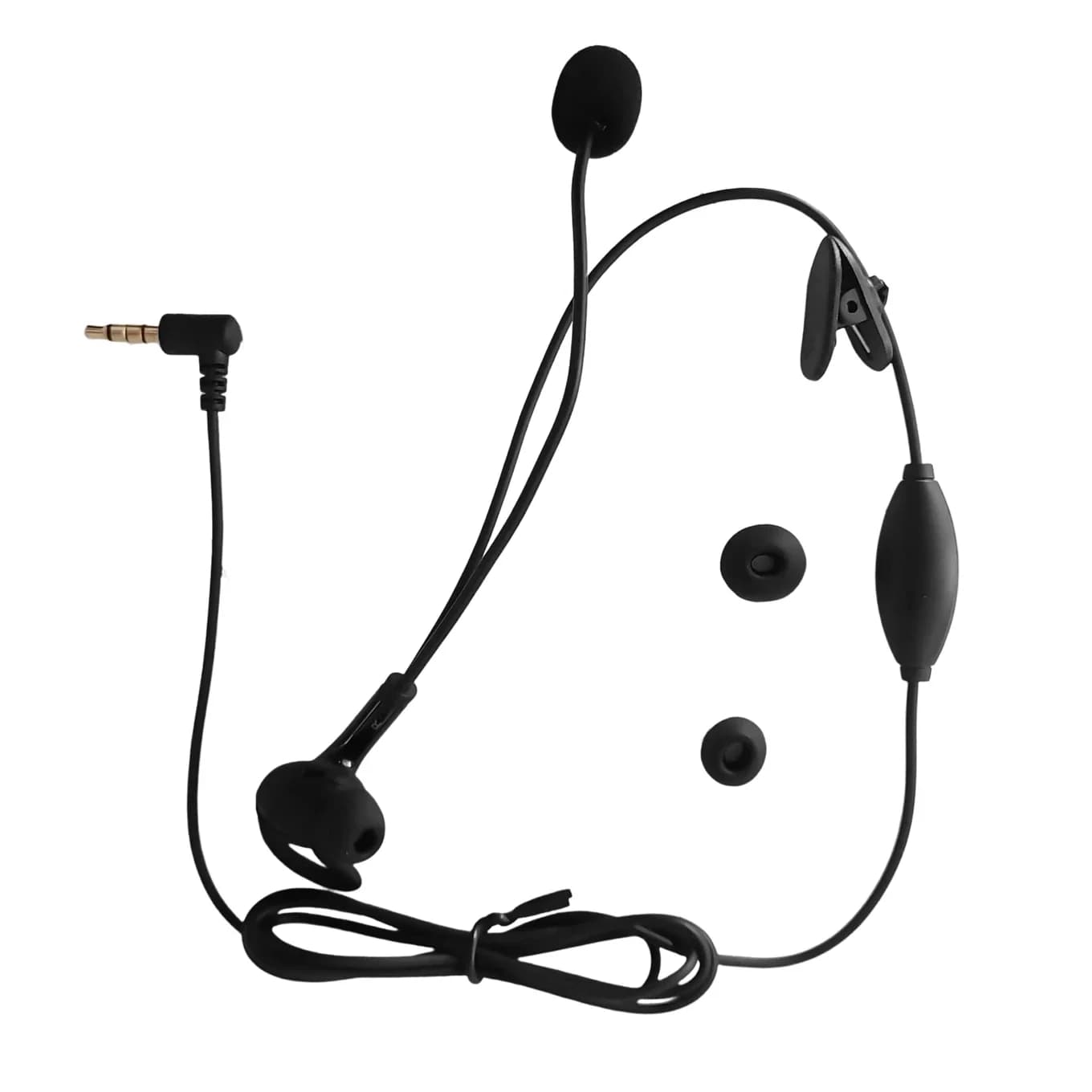 EJEAS – casque d'arbitre, Interface 3.5mm, PTT, crochet d'oreille, écouteur monaural, pour FBIM/V6C PRO/V4C PLUS/V6C/V4C avec bouton