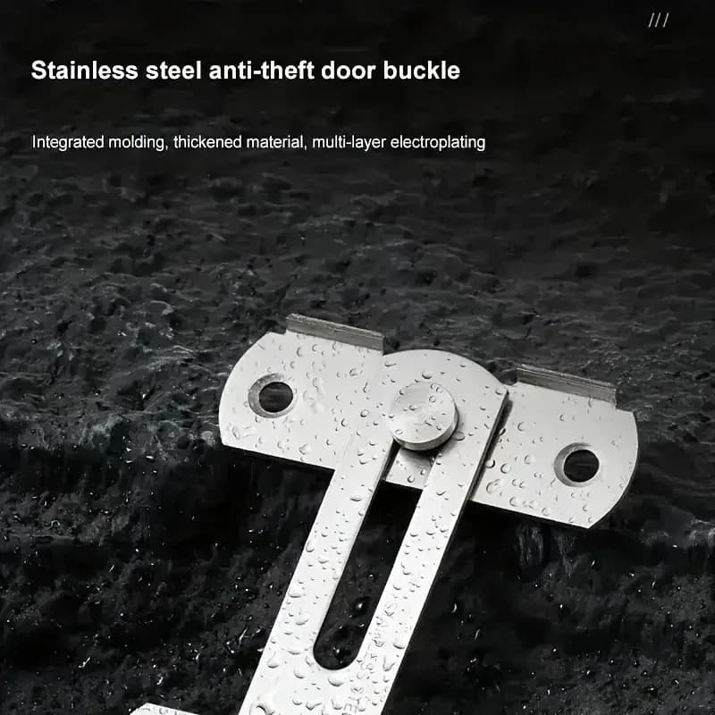 Verrous de porte coulissants en acier inoxydable