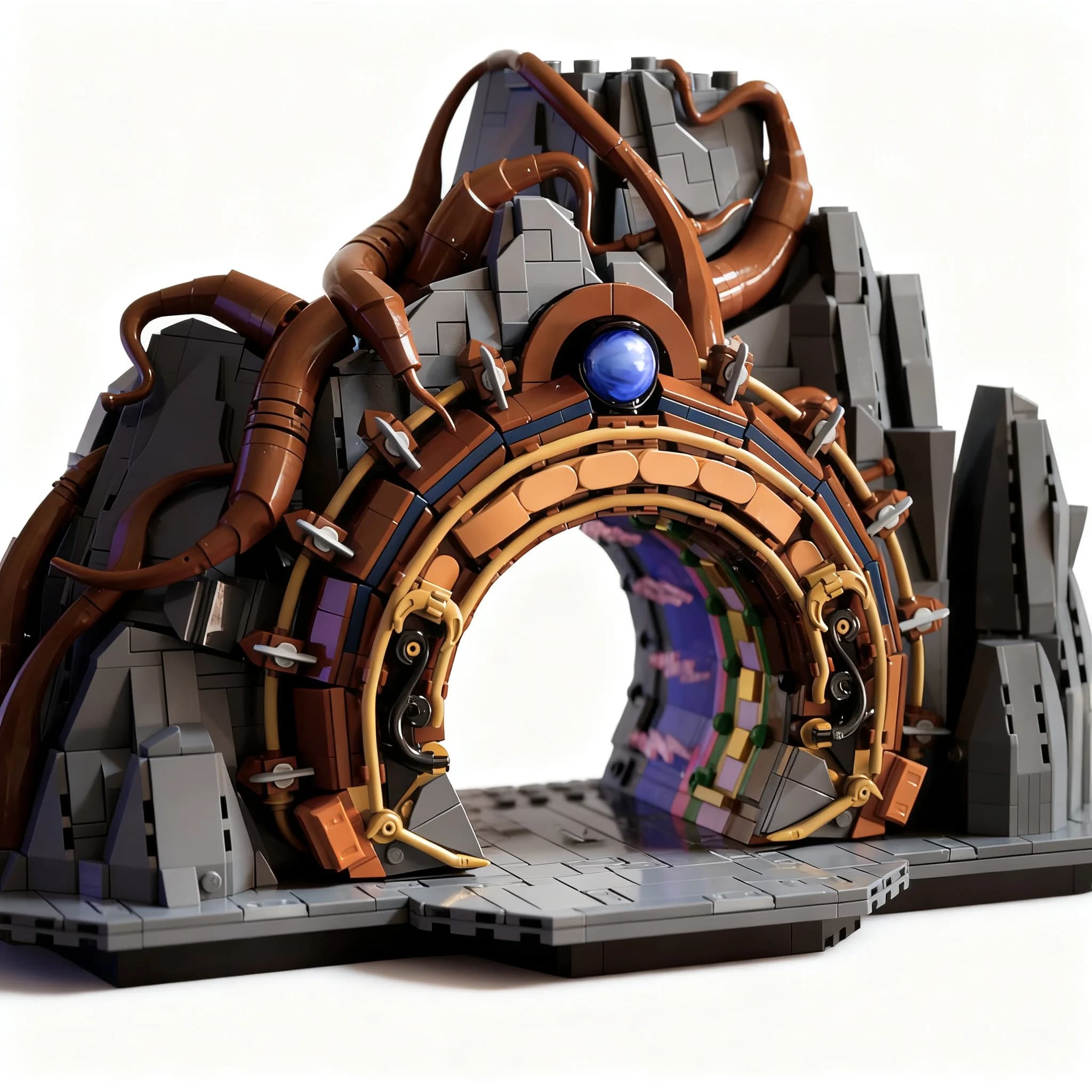 1962 pièces MOC Dark Universe Portal To Darkmoor Universal Icons Modèles de jouets Blocs de construction Cadeau de Noël DIY à assembler
