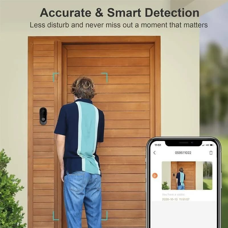 Tuya WIFI caméra sonnette HD vidéo interphone extérieur sans fil étanche