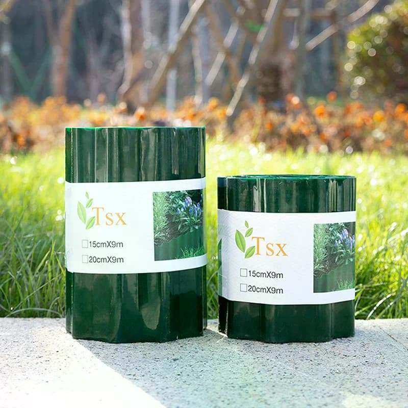 Bordure de jardin en plastique flexible pour pelouse