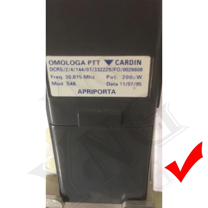 Pour CARDIN S466 TX2 TX4 S738 TX2 TX4 S48 TX2 TX4 S38=S738 Télécommande de portail Ouvre-porte de garage 27