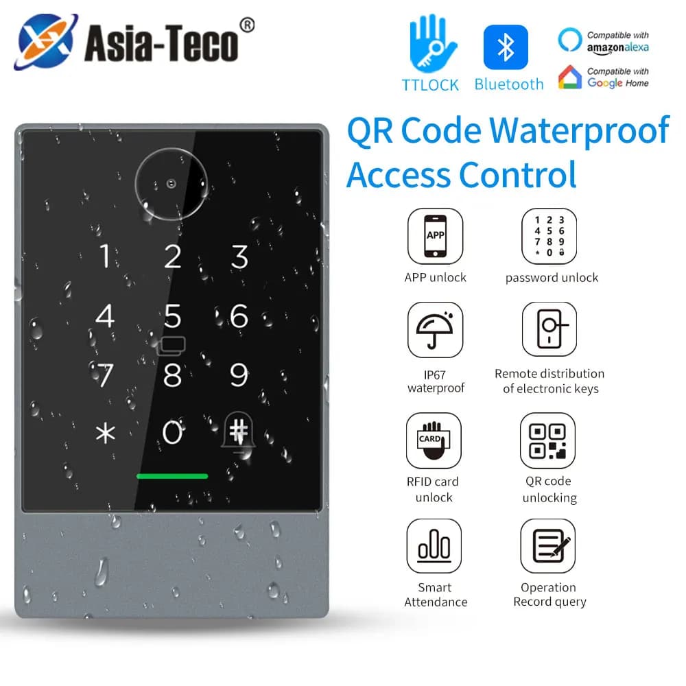 TTLOCK – lecteur de contrôle d'accès QRcode K3Q + G2 Hub
