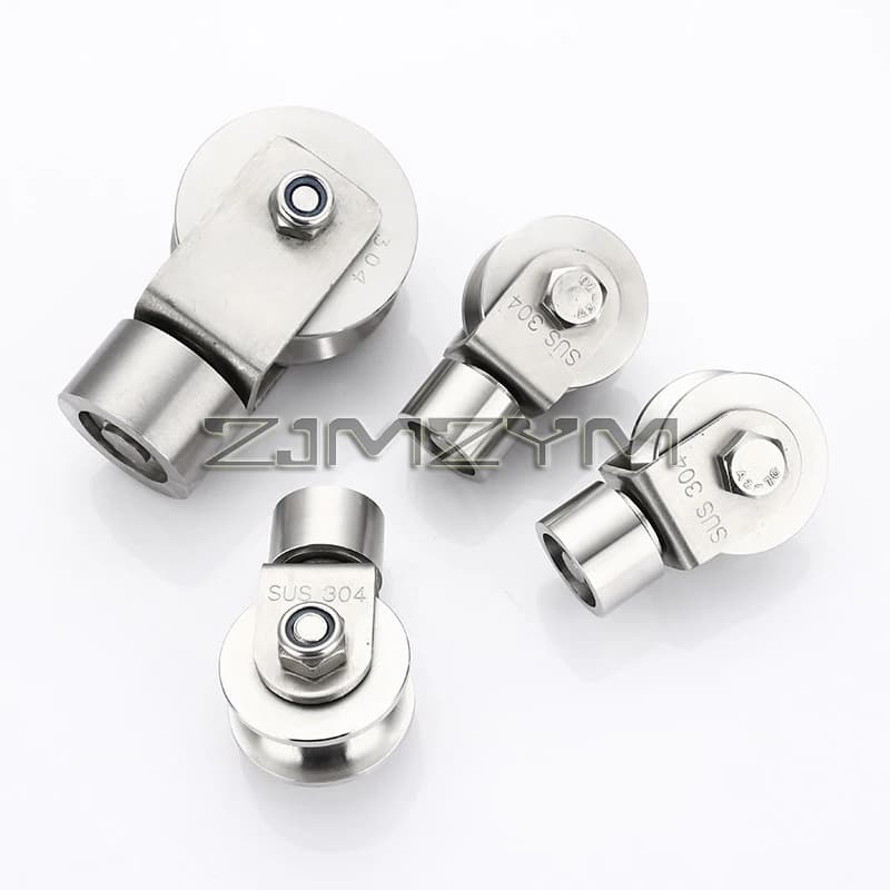Porte coulissante universelle en acier inoxydable 304