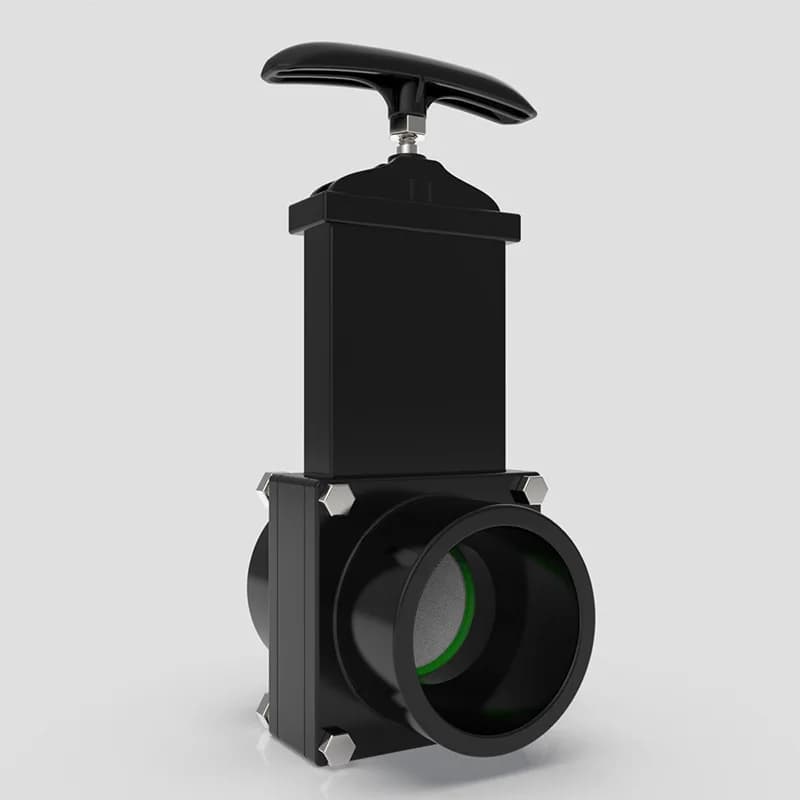 Vanne de porte d'eau de couteau, flux durable, tuyau d'égout de camionnette, plastique, extérieur, accessoires pour la maison, vidange de caravane, montres, 50mm