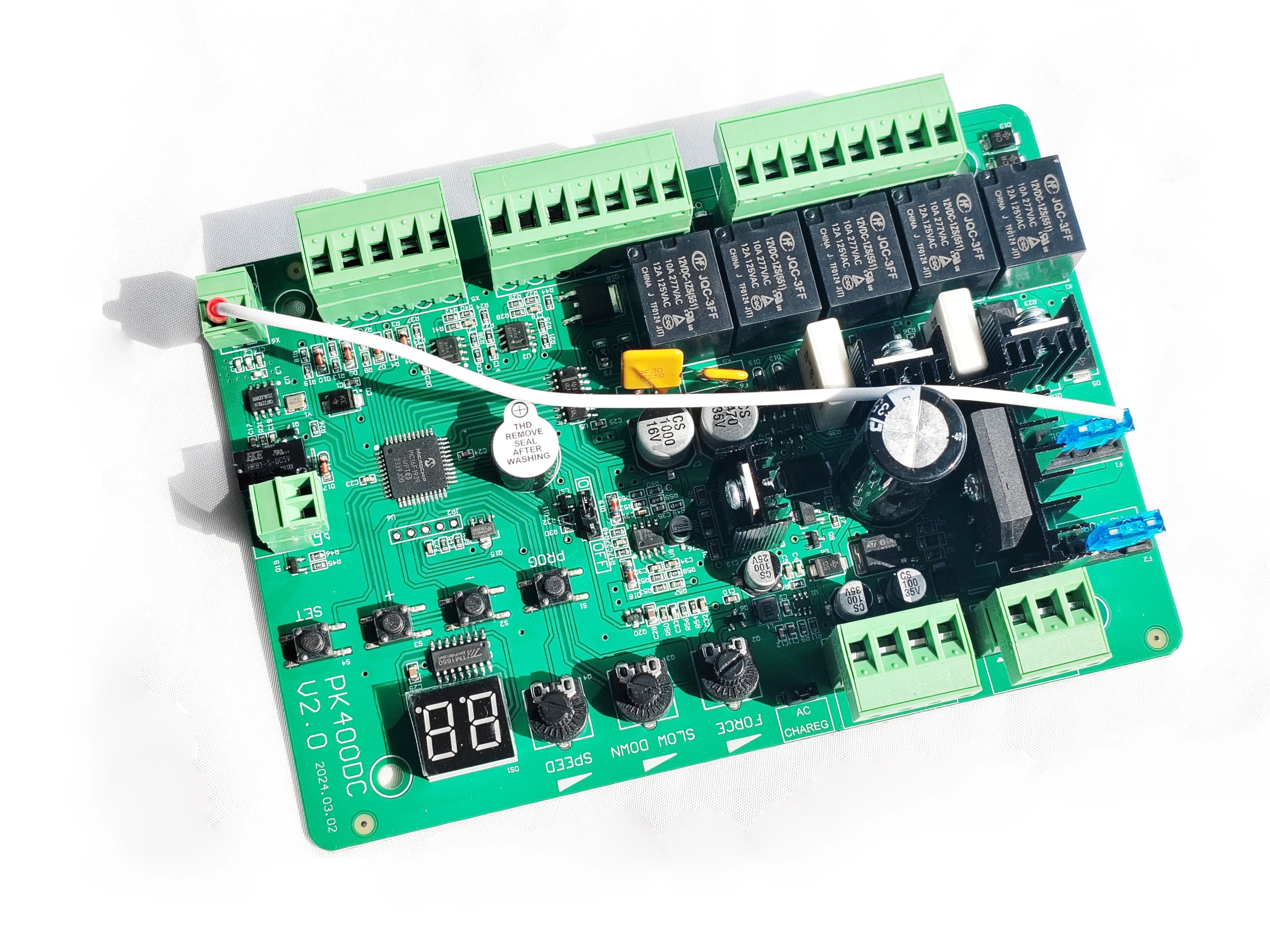 Carte de commande DC24V PK400DC pour ouvre-porte battant automatique à double bras