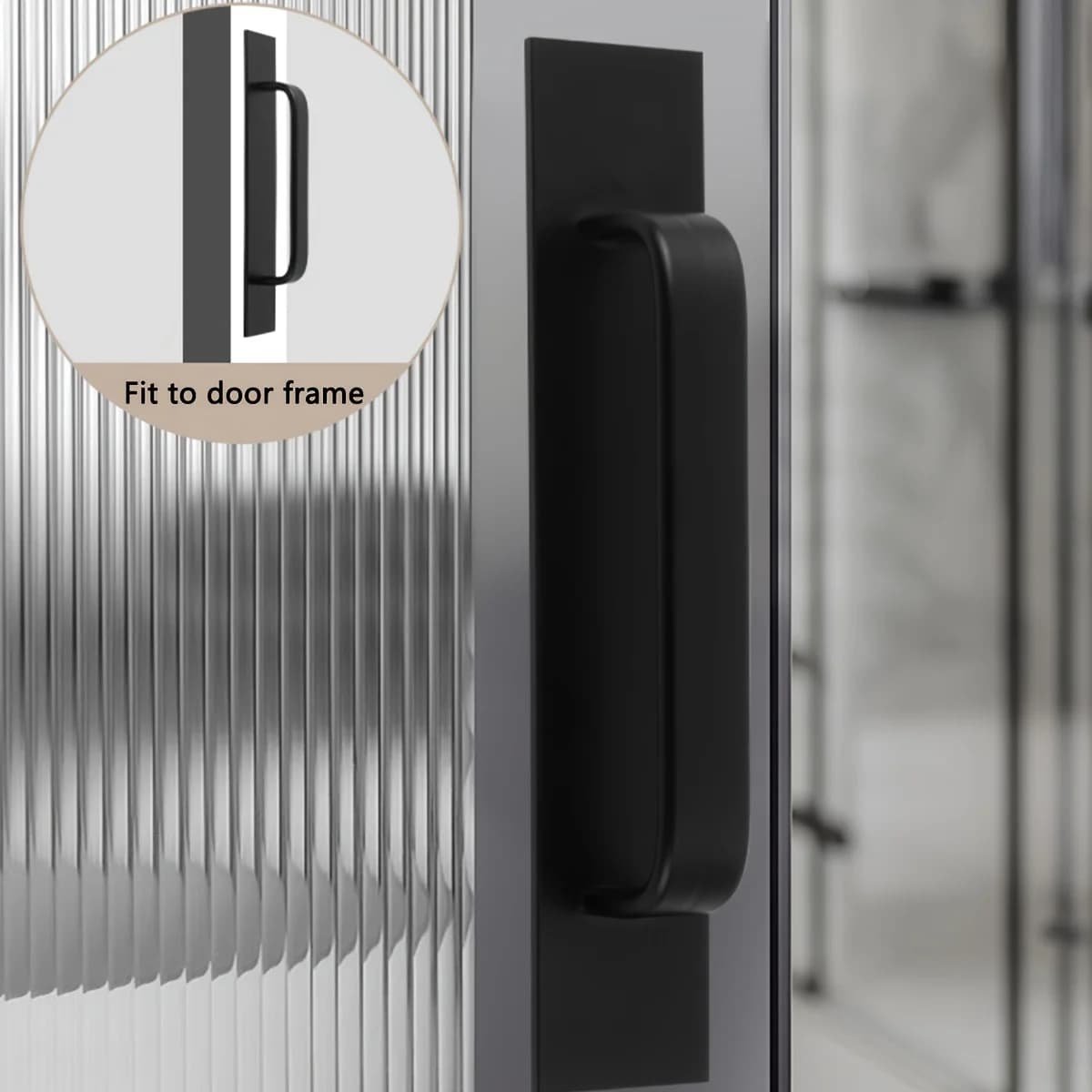 Poignée de Porte Moderne en Alliage d'Aluminium