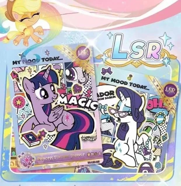 KAYOU véritable mon petit poney carte 40th anniversaire limité amitié carte éternelle Rare SC SGR cartes jouet cadeau princesse carte