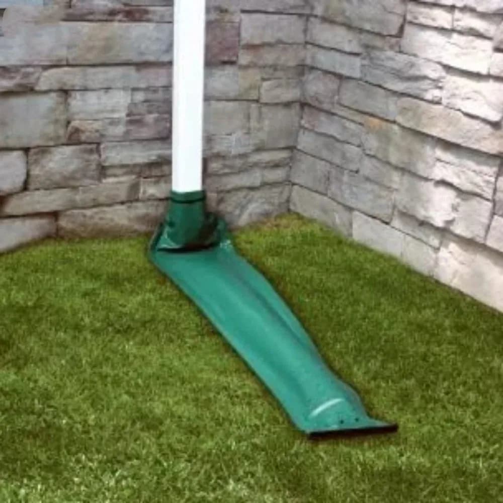 Extension de gouttière flexible en PVC pour éviter l'érosion et les éclaboussures, dispositif de drainage des eaux de pluie, stabilisé aux UV