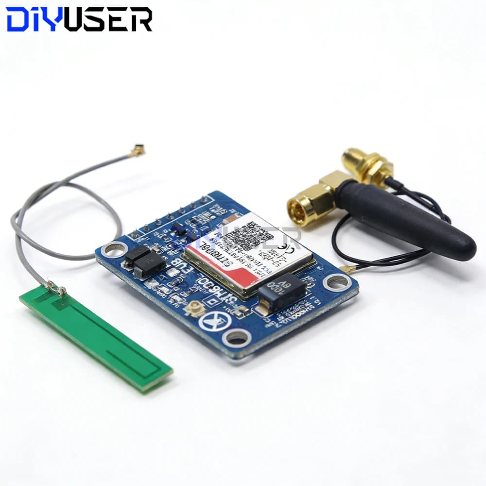 Module GSM GPRS SIM800L pour IoT, données SMS/GPRS globales 4 bandes, faible consommation 3,4-4,4V