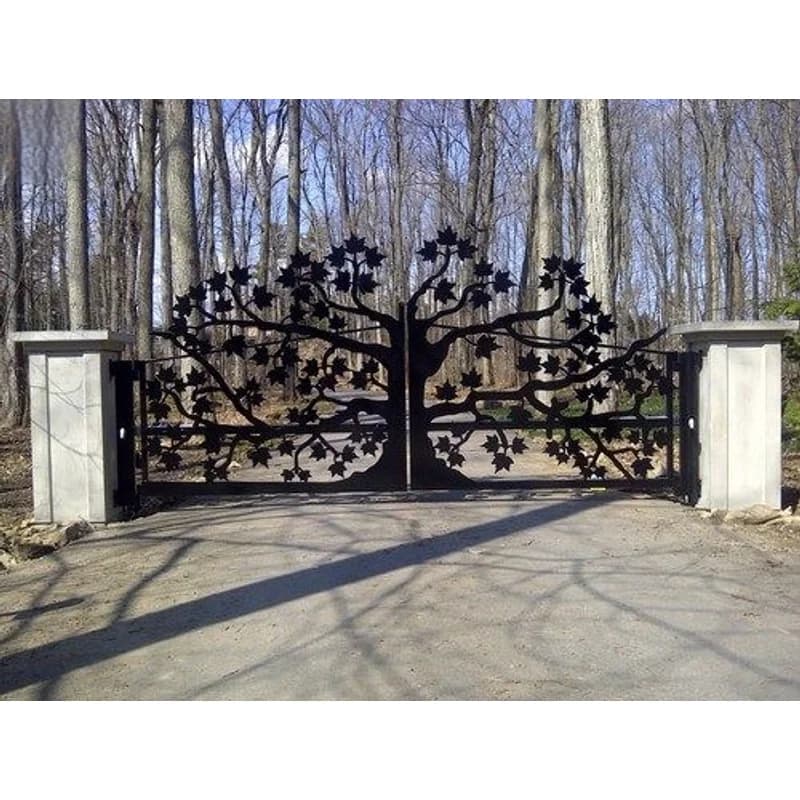 Porte de ranch en aluminium personnalisée Farm Gate-Foshan faite à la main