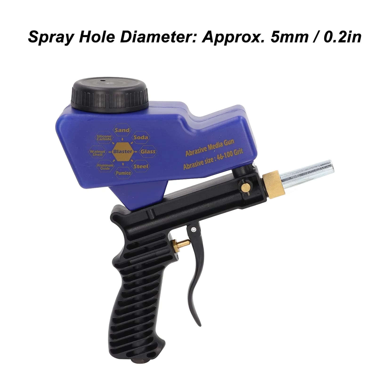 Kit de pistolet de sablage Air Sand pour le sablage et le nettoyage
