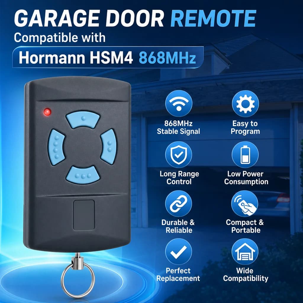 Télécommande de porte de garage HORMANN HSM4 868mhz Pilot HSE2 HSE4 HS4