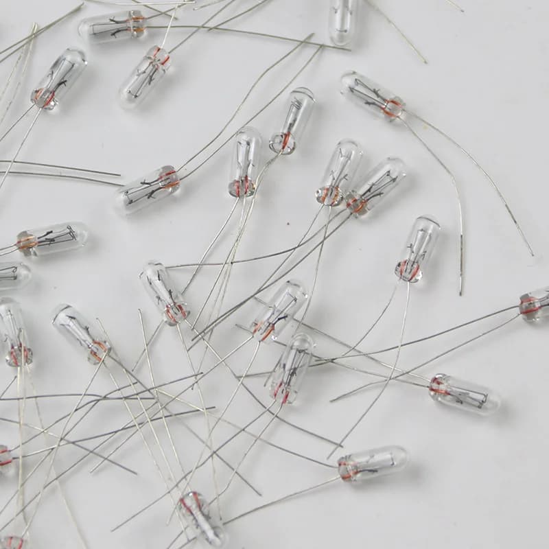 50 pièces 5mm 4mm 3mm clair 12V Mini ampoule de blé riz ampoules bouton de commutation ampoules indicateur ampoule tungstène lampe accessoires