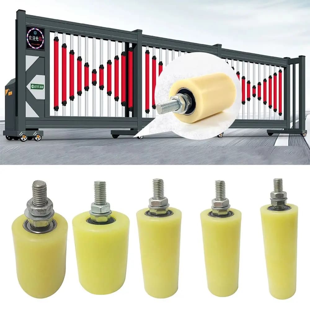 Nouvel ensemble de roulettes de guidage pour portail coulissant en nylon