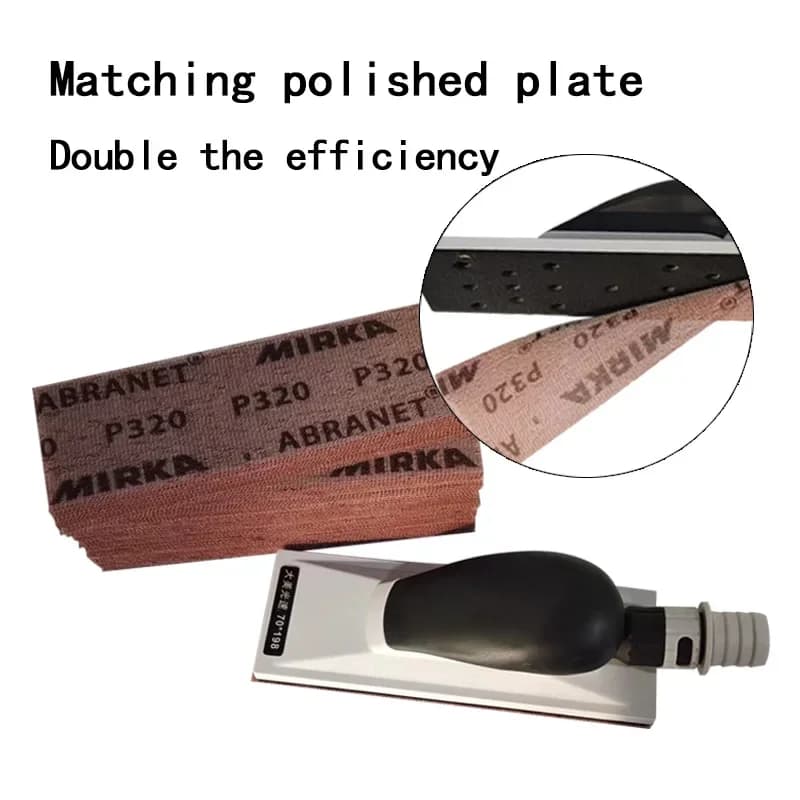 Mirka – papier de verre à mailles rectangulaires 70 × 198mm, flocage de mastic de tôle de voiture, maille de meulage, grain 80-400
