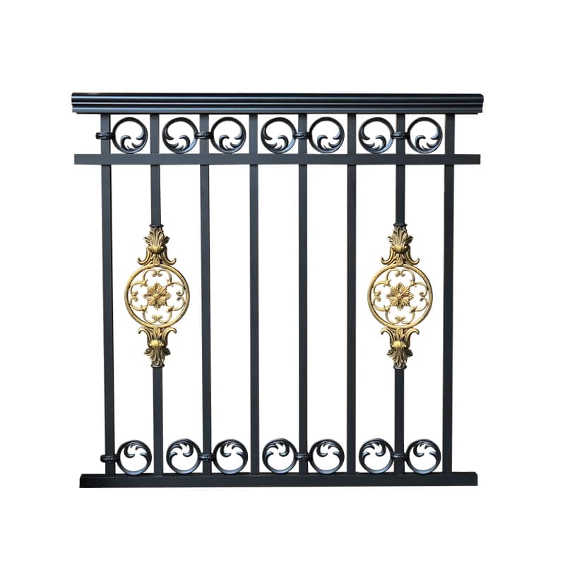 Plaque de garde-corps décorative en aluminium