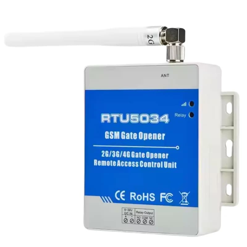 Offre Spéciale : Contrôleur d'accès à distance 4G GSM pour ouverture de portail automatique RTU5034 avec 1 sortie relais pour garages - Prix original