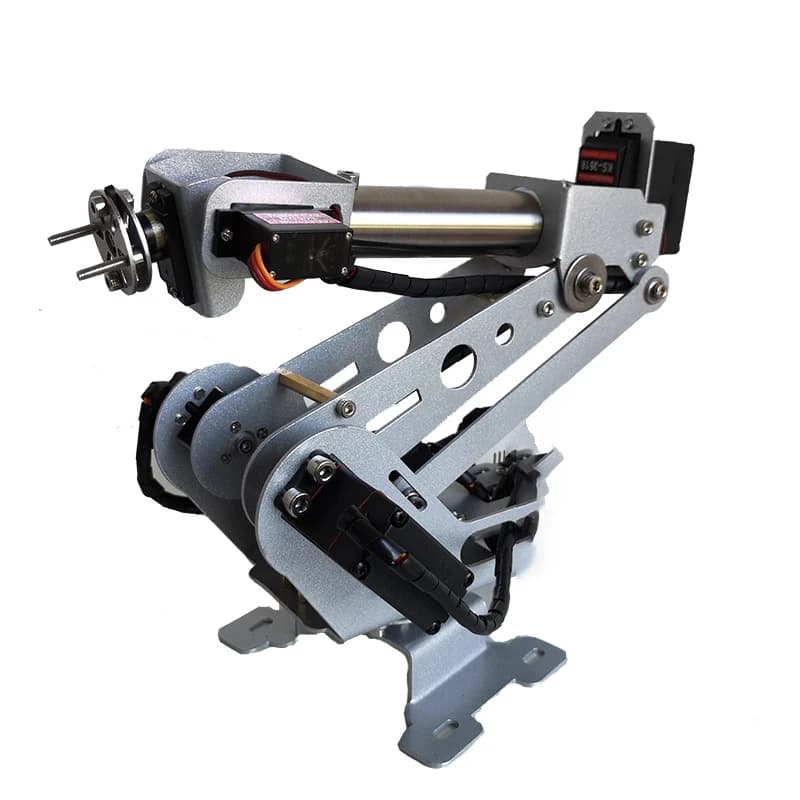 Bras mécanique 6 Dof, support en acier inoxydable, Servo KS3518, bras de Robot non assemblé pour Arduino pour Robot Programmable ESP32, Kit de bricolage