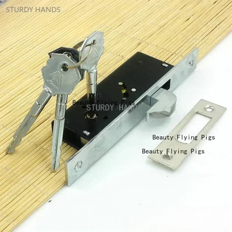 1 Ensemble de Serrures à Crochet pour Porte Coulissante en Alliage d'Aluminium