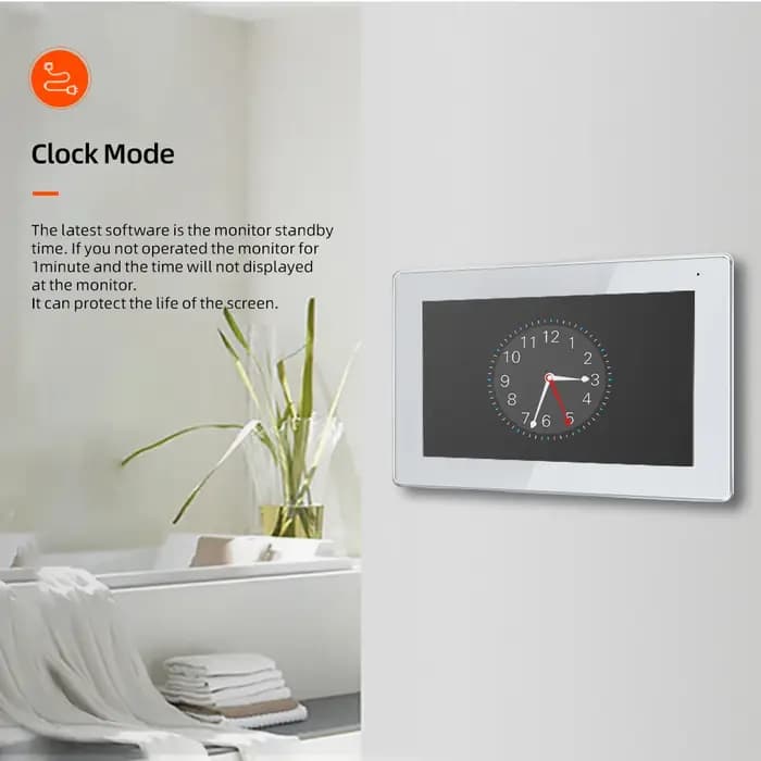 Jeatone 7 pouces Wifi interphone vidéo sonnette Tuya caméras pour appartement moniteur caméra Unitd avec empreinte digitale RFIC carte déverrouiller