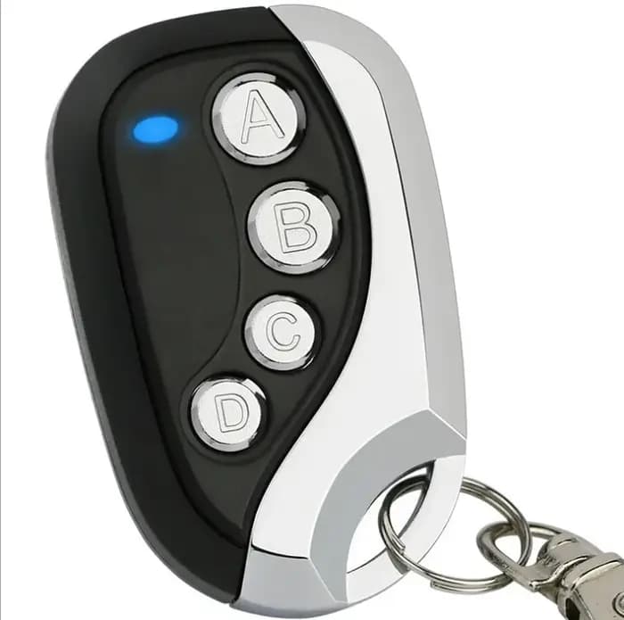 Duplicateur de copie intelligent 433MHz, télécommande RF sans fil, 4 boutons, porte de Garage électr