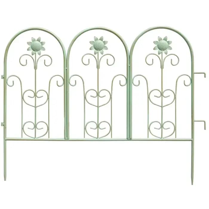Clôture en fer de style européen Barrière pour plantes d'extérieur