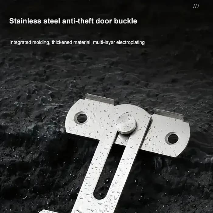 Verrous de porte coulissants en acier inoxydable
