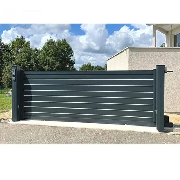 Porte de treillis de clôture de porte de luxe de vente chaude