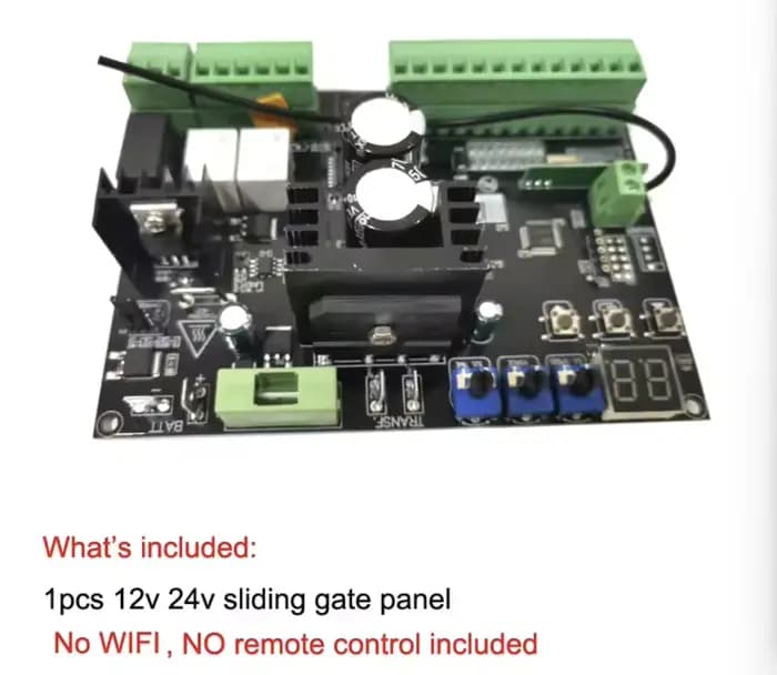Unité de contrôleur d'ouverture de porte coulissante 12V 24Vdc, Circuit imprimé de remplacement de c