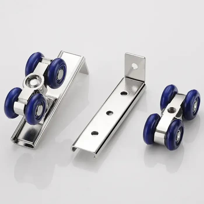 2 pièces/ensemble porte coulissante rouleau matériel portes coulissantes poulie 4/8 roues maison chambre