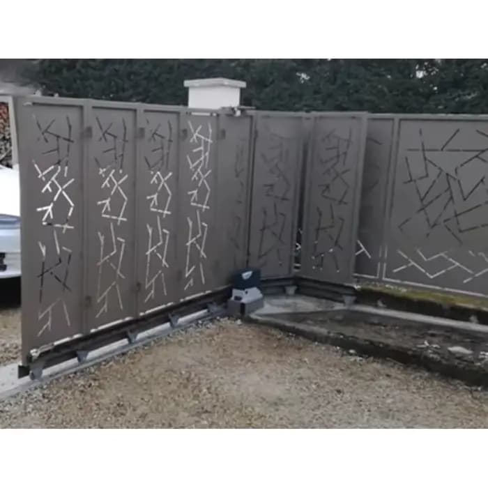 Porte de voie de sécurité coulissante automatique