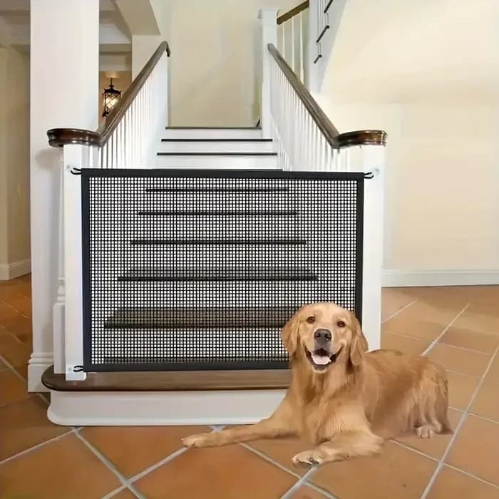 Clôture de barrière pour chien robuste avec crochets