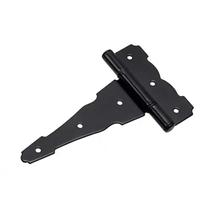 Charnières de porte de hangar noires classiques