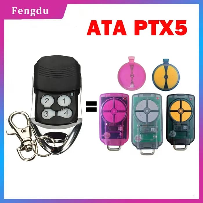 Télécommande pour porte 433 mhz Télécommande ATA PTX-5v1 PTX-5v2 GDO 6v 3/6v 4/7v 3/8v 3/9v 3/10v 1/